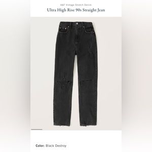 Abercrombie & Fitch 90s High Rise Jeans